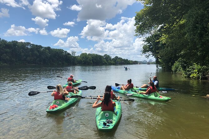 Kayak Rental in Downtown Nashville with Shuttle - The 3-Mile Self-Guided Paddle into Downtown Skyline Views