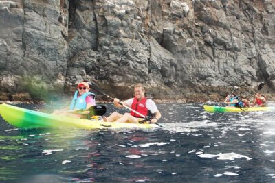 Kayak Route along the Volcanic Coast in Tenerife South with Snorkeling - Stop 1: Playa de Los Cristianos
