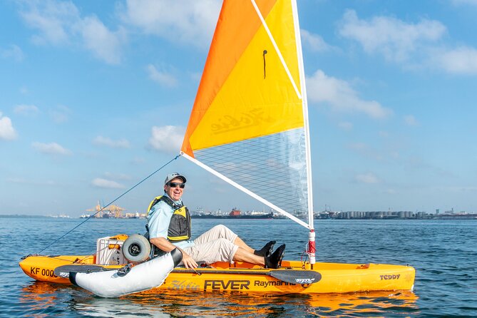 Kayak Sailing in Singapore, Mangrove, Kelong & Pulau Ubin, Seafood Meal Included - Hobie sail kayaks: why this setup works for first-timers
