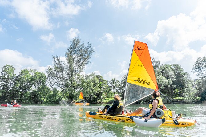 Kayak Sailing in Singapore, Mangrove, Kelong & Pulau Ubin, Seafood Meal Included - Safety and support: life jackets, VHF radio, and the photo focus