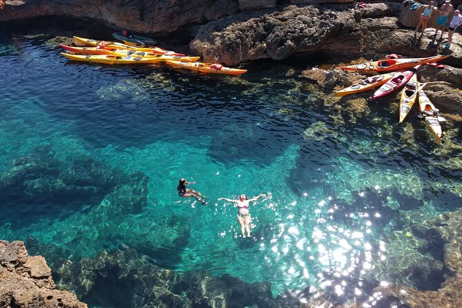 Kayak & Snorkel Ibiza, Spain - Caves, secret beaches, and the rocky-coast fun you actually feel