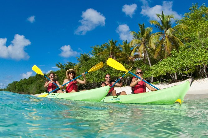 Kayak & Snorkel with Sea Turtles, National Park, St. John - Caneel Bay and Turtle Point: more than a beach stop