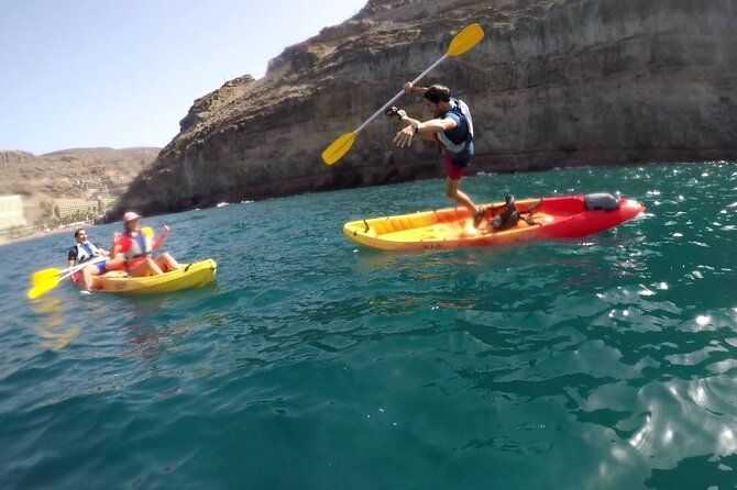Kayak & Snorkeling Tour in Caves in Mogan - Playa de Taurito start: calm water and clear instructions