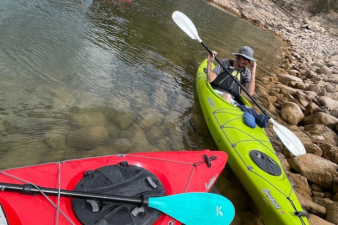 Kayak/SUP Tour: Birds, Beavers, Turtles, maybe even Cliff Jumping - Quail Creek State Park: the geology backdrop behind the fun