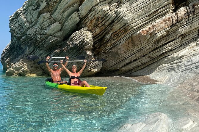 Kayak Sup Tours Lukova Caves - Kroreza - Paddling Between Lukova’s White Rocks and Kroreza’s Beach Bay