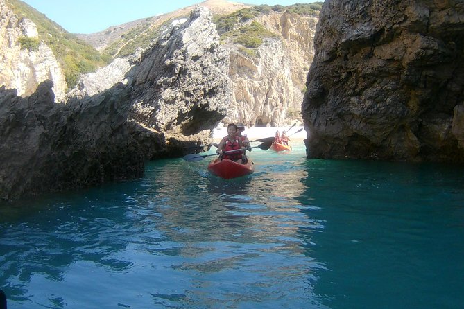 Kayak tour from Sesimbra to Ribeira do Cavalo Beach, passing through the caves - Ribeira do Cavalo Beach Stop: Swim Plans and Gear Tips