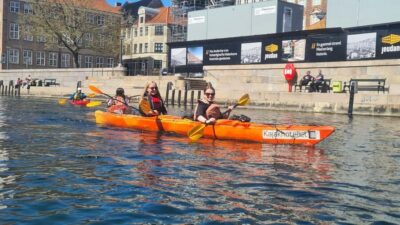 Kayak Tour in Copenhagen Harbor - June, July and August - Getting set up at Kajakhotellet and Kalvebod Bølge