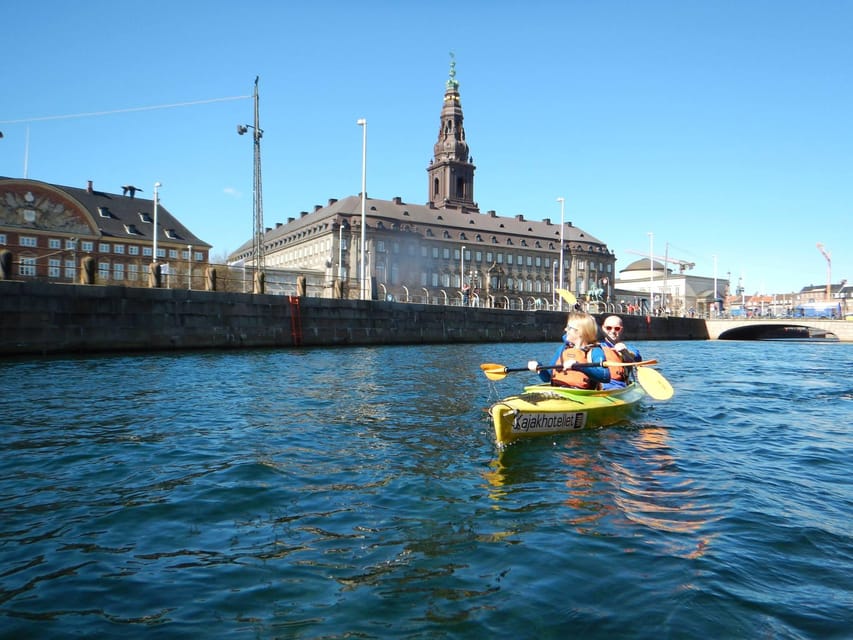 Kayak Tour in Copenhagen Harbor - June, July and August - The 2-hour route in Copenhagen Harbor: from Langebro to Lille Langebro
