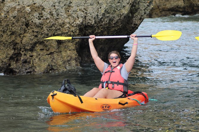 Kayak tour in Lagos to visit the caves. - The Beach Snorkel Stop: What You Get and What to Wear