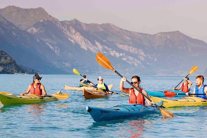Kayak Tour of the Turquoise Lake Brienz - Stop-by-Stop: Lake Brienz, Bönigen, and the Castle-and-Cliff Route
