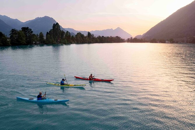 Kayak Tour of the Turquoise Lake Brienz - Morning vs Evening: When the Lake Calms Down