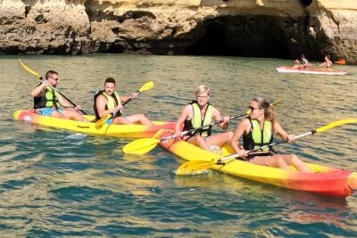 Kayak Tour to Benagil Cave & Marinha Beach - From Portimão - Speedboat warm-up along the coast: why the first leg matters