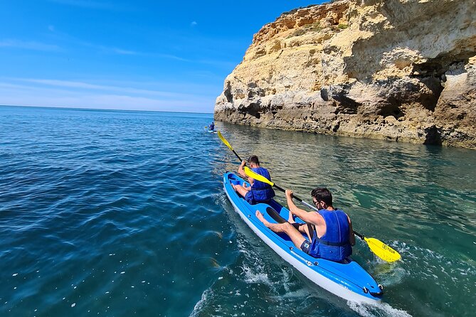 Kayak Tour with local guide in Benagil - The 1.5-hour route: caves, rock formations, and coastal photo stops