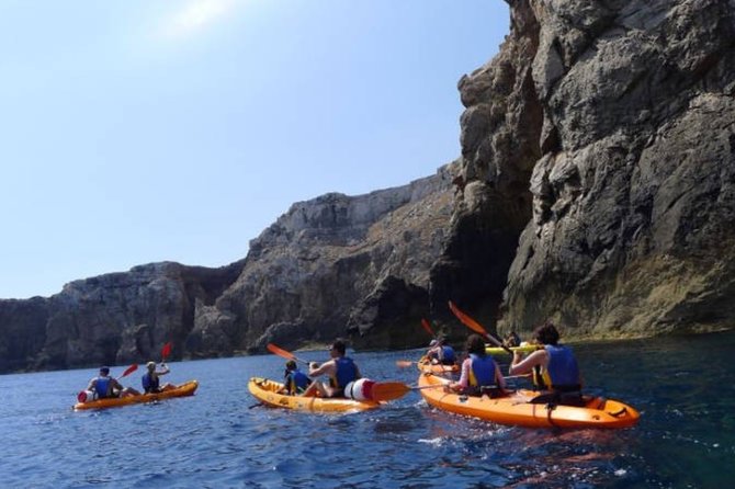 Kayak trip with snorkelling in the Marine Reserve of Menorca - The s’Arenelet beach break: where tired legs get a reset