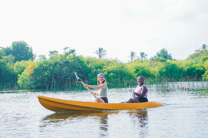 Kayaking Adventure on serene waters through mangroves, Akurala - Paddling right under a running train: the moment you’ll remember