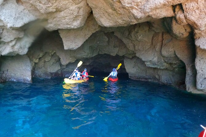 Kayaking Adventure Route with Snorkeling in Mogan Caves - Snorkeling at Reef and Cliff Edges: How to Get Better Fish Viewing