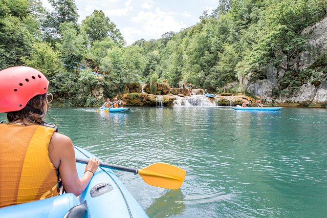 Kayaking at the Mreznica Canyon - The 3-Hour Flow: Waterfalls, Paddling, Swimming, and Jump Options