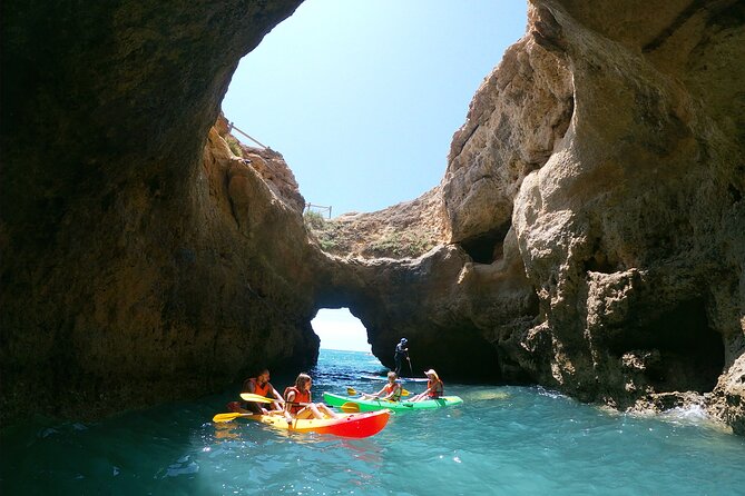 Kayaking Experience at Algarve Coastline Highlights Benagil caves - GoPro photos and dry-bag practicality