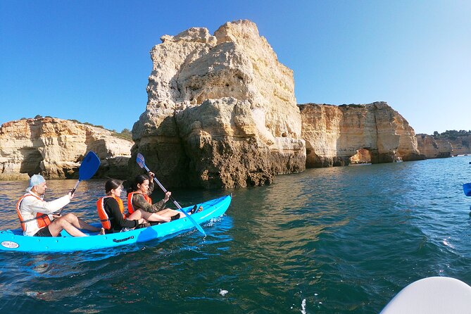 Kayaking Experience at Algarve Coastline Highlights Benagil caves - Getting started at Blue Xperiences SUP Benagil Caves
