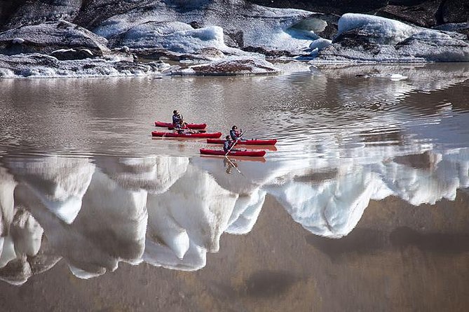 Kayaking on the Sólheimajökull Glacier Lagoon - Wind, current, and the kind of “effort” this takes