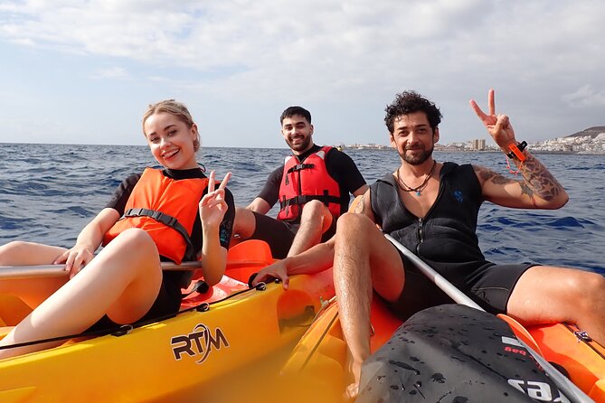 Kayaking + snorkeling with turtles - PalmMar rocks, caves, and that slow-motion coastline effect