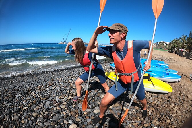 Kayaking + snorkeling with turtles - Getting started in Los Cristianos (and how not to waste energy)