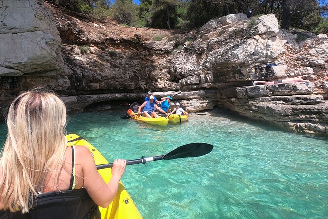 Kayaking to Island Saint Jerolim with snorkeling activitie - The guides: why Samir/Semir and Vedran keep coming up