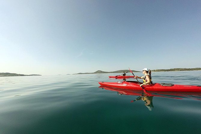Kayaking to the island Prvić - Island downtime: coffee, swimming, and a laid-back feel on the water
