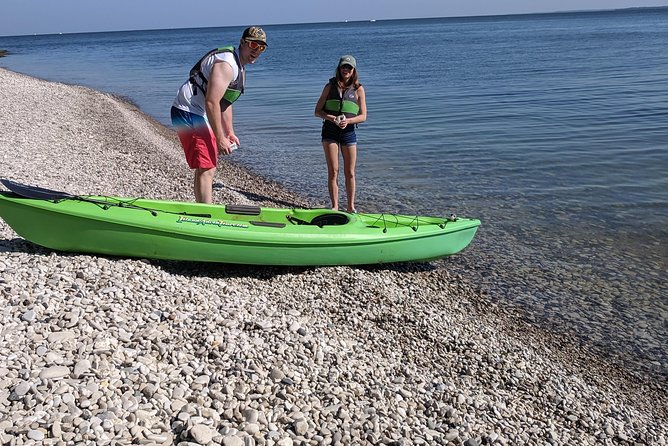 Kelleys Island Kayak Treasure Tour - Stop 2: Alvar State Preserve—fossils, glacial erratics, and island history