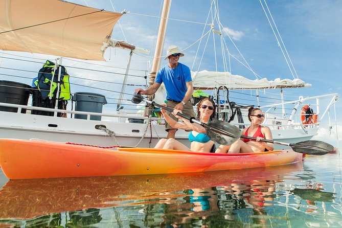 Key West Full-Day Ocean Adventure: Kayak, Snorkel, Sail - Lunch Break Done Right: Buffet Food and Unlimited Drinks