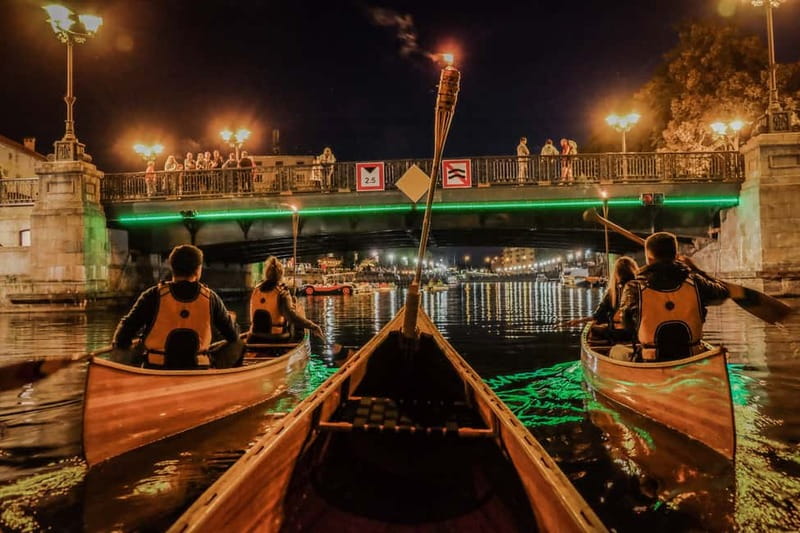 Klaipeda: Evening Guided Tour by Wooden Canoe - Jonas Hill: Learning the Paddle While You Watch the Night Shift