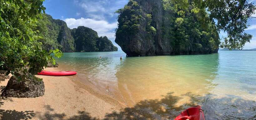 Ko Lanta: Half-Day Kayaking, Talabeng, Sea Cave & Mangrove - Swimming, fruits, and lunch at Mangrove Seafood Restaurant