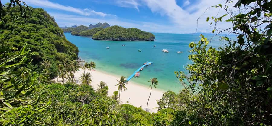 Koh Pha Ngan: Day Tour Ang Thong with Kayak, Snorkel & Lunch - Koh Mae Ko lunch on the beach: where the day slows down