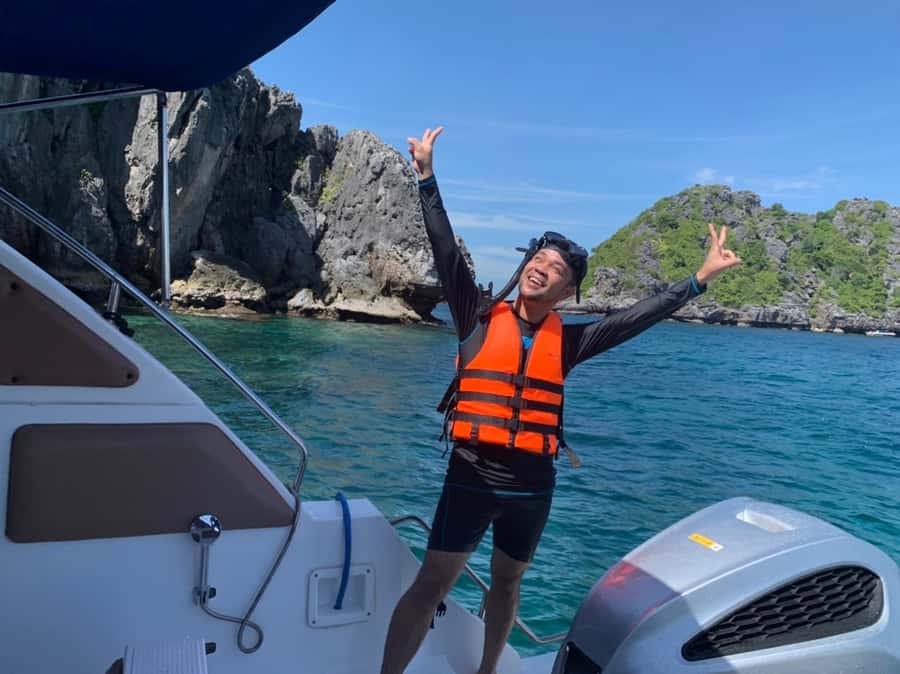 Koh Samui: Angthong Marine Park Speedboat Tour with Kayaking - Wua Talap: The 200 Steps to Green Lagoon’s Panoramas