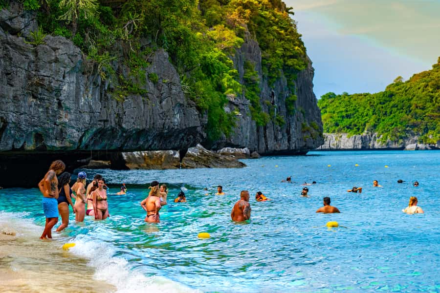 Koh Samui: Mu Ko Ang Thong Park Cruise with Kayaking Option - The Blue Lagoon (Talay Nai): steep steps, worth the sweat