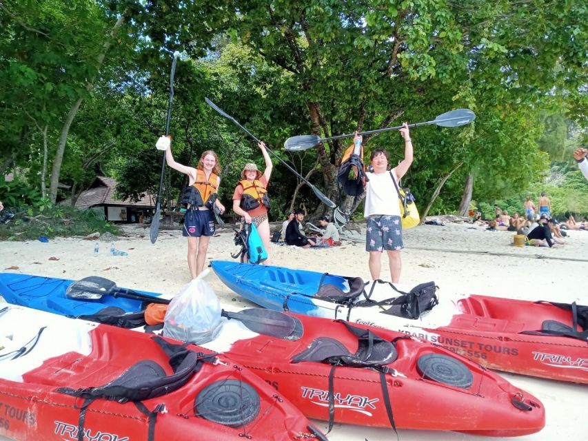 Krabi: Hong Island Tour by Longtail Boat with Kayak Option - Hong Island time: beaches, swimming, snorkeling, and the mangrove option