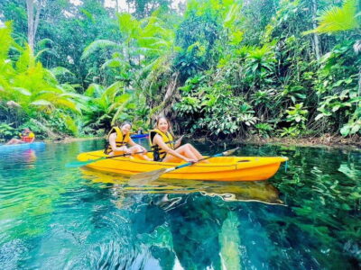 Krabi: Klong Root (Crystal lake) Kayaking tour - Timing and pick-up: morning, afternoon, and the sunset option