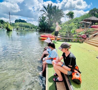 Krabi: Klong Root Kayaking Viewpoint,Fish Feeding and more - Khlong Nam Sai Lagoon swimming: the best part is the water quality