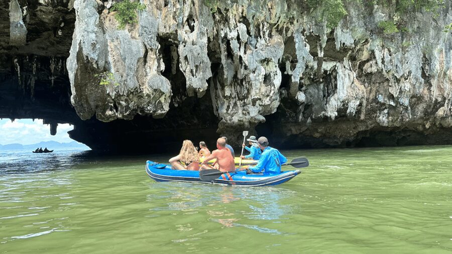 Krabi: Premium James Bond Island Speedboat & Canoe Trip - Canoeing Phang Nga Bay: limestone sea caves and cliff-lined lagoons