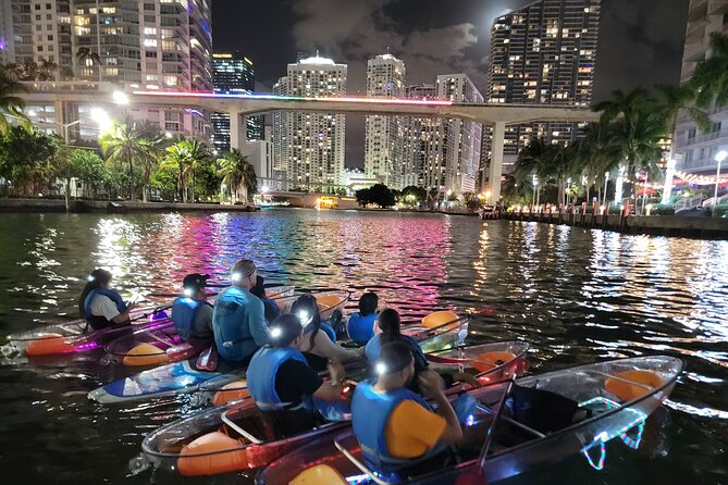 L.E.D. Light Kayak Miami City Lights - Why Paddle the Miami River After Dark on LEDs