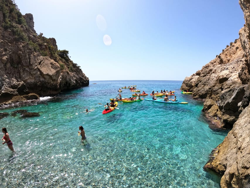 La Herradura: Maro Cliffs Kayak and Snorkeling Tour - Kayak AWA La Herradura: gear, instructions, and first impressions