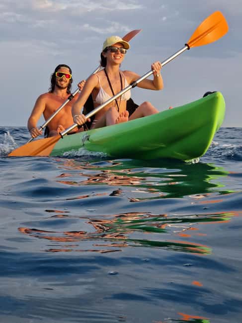 La Spezia: Sunset Kayak & Caves Tour w/ Swimming & Aperitif - Price and value: $93 for gear, guide, and a beach aperitivo