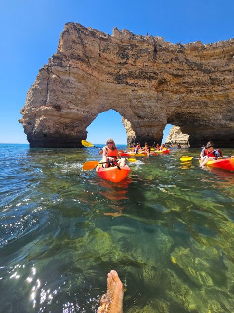 Lagoa: Benagil Cave and Marinha Beach Guided Kayaking Tour - Key Highlights at a Glance