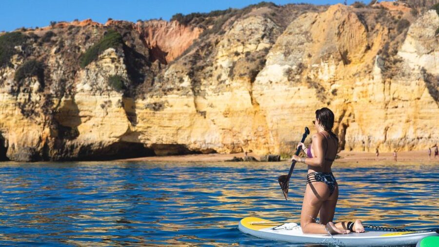 Lagos: Stand-Up Paddle Board Rental - Your first paddle moment: getting comfortable fast