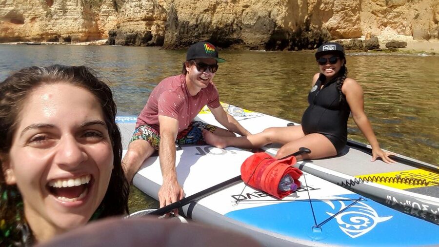 Lagos: Stand-Up Paddle Board Rental - Ponte da Piedade from the water: caves, small beaches, and photo angles