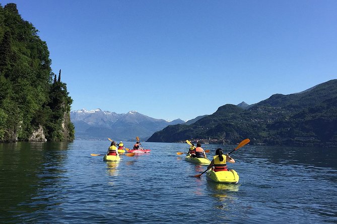 Lake Como Kayak Tour from Bellagio - Villa Serbelloni and Rockefeller Foundation Park: quiet shoreline with big-name views