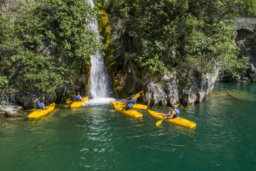 Lake Iseo: Baia del Bogn Kayak Tour - Baia del Bogn: Cliffs, Clear Water, and the Boat-Only Viewpoints