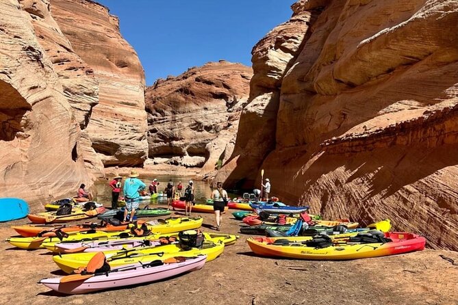 Lake Powell Kayak and Water Antelope Canyon Hike Guided Tour - Meeting point at Antelope Point: how to make your start easy