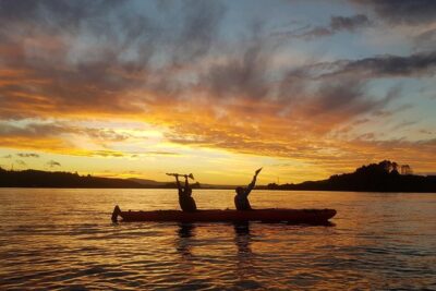Lake Rotoiti Evening Kayak Tour including Hot Springs, Glowworm Caves and BBQ Dinner - Hotel pickup to the kayak base: getting oriented fast