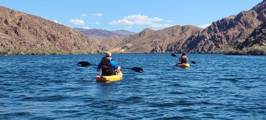 Las Vegas: Colorado River to Emerald Cave Half-Day Kayak - The kayaking portion: canyon walls, steady paddling, and wildlife spotting